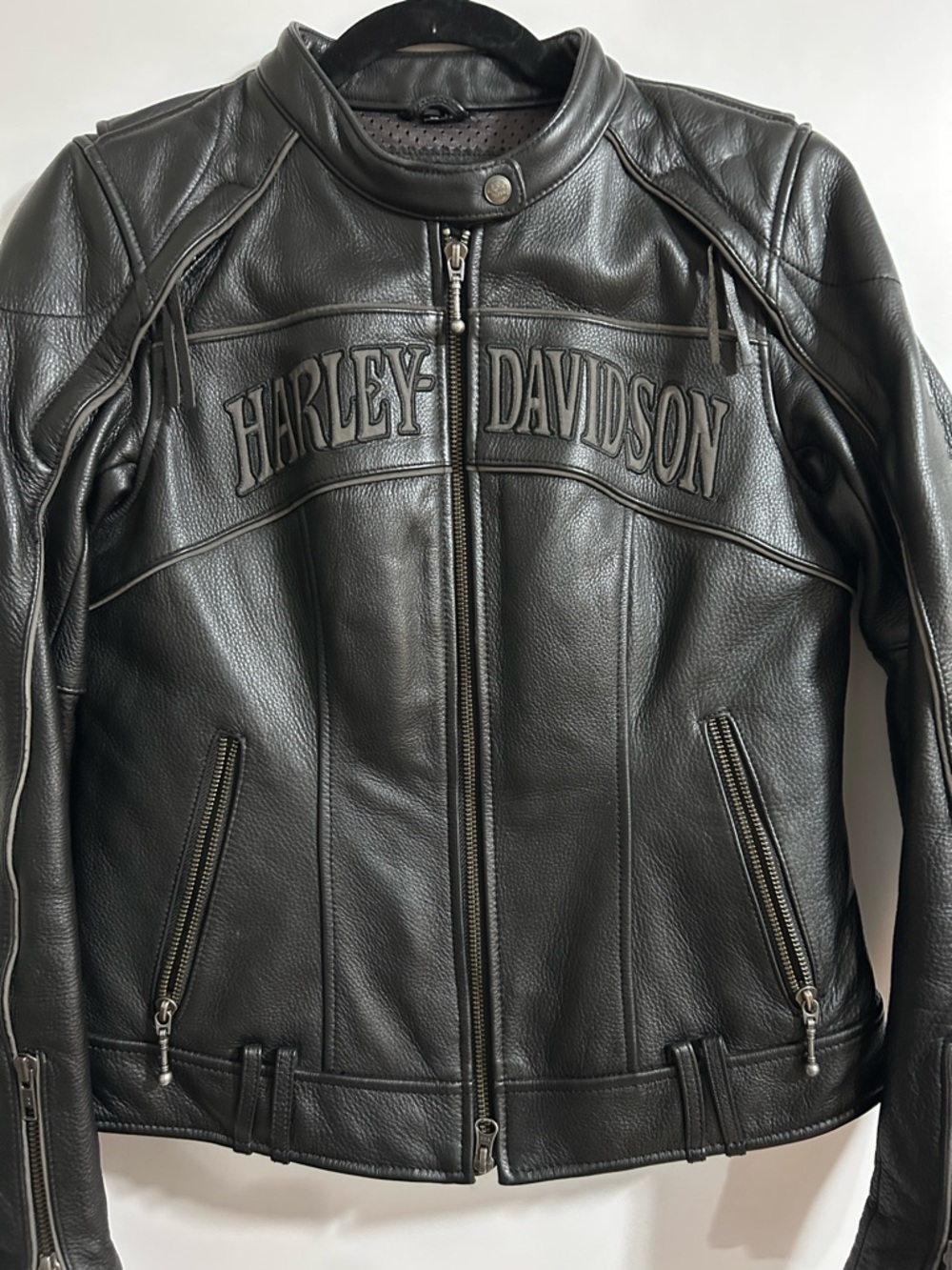 Harley-Davidson Willie G. Skull Leather Riding Jacket
